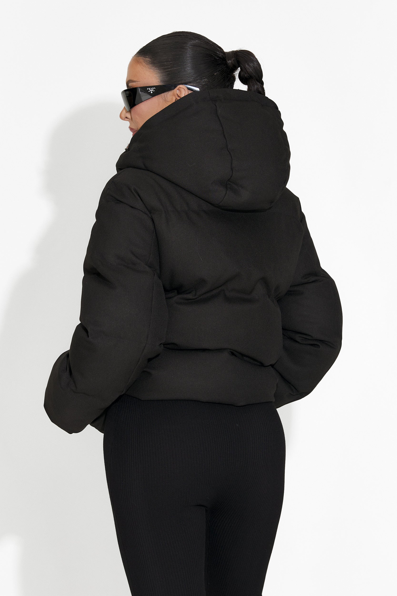 Geaca dama casual neagra Luisana Bogas