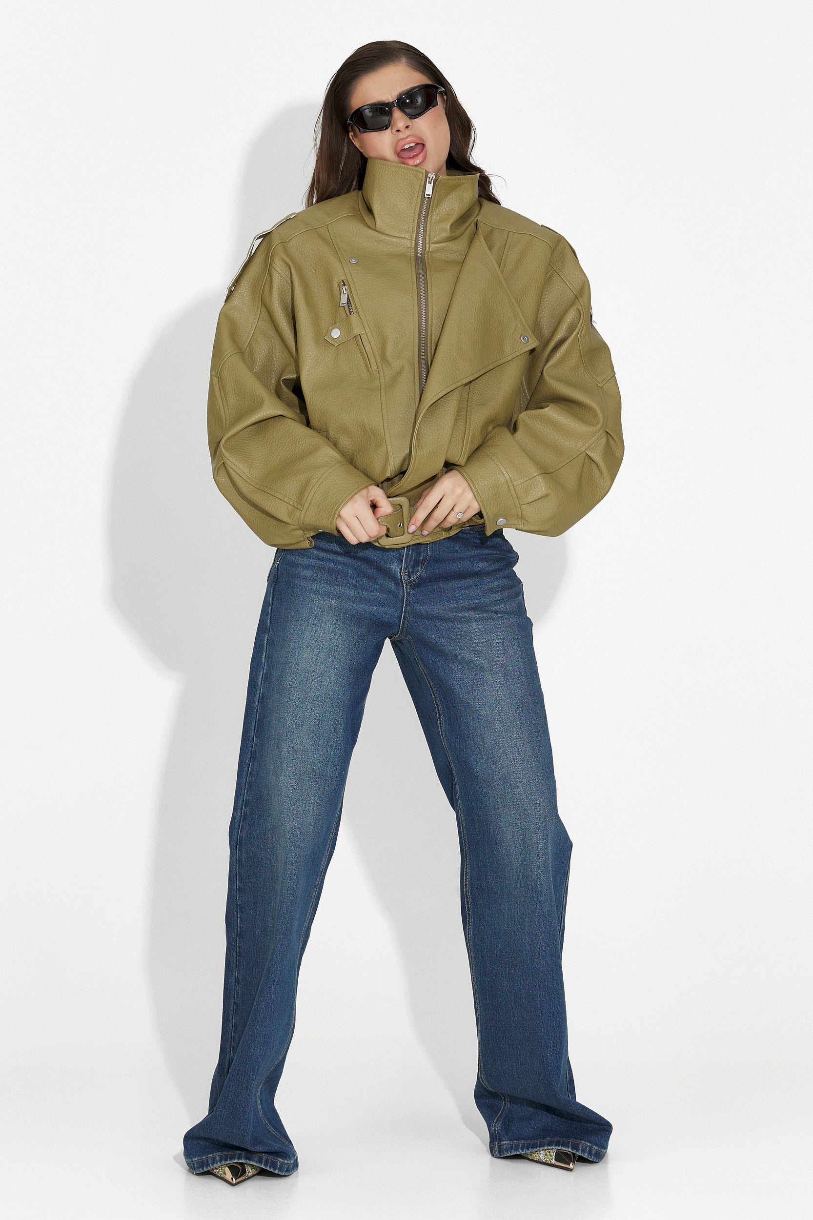 Geaca dama kaki Softina Bogas