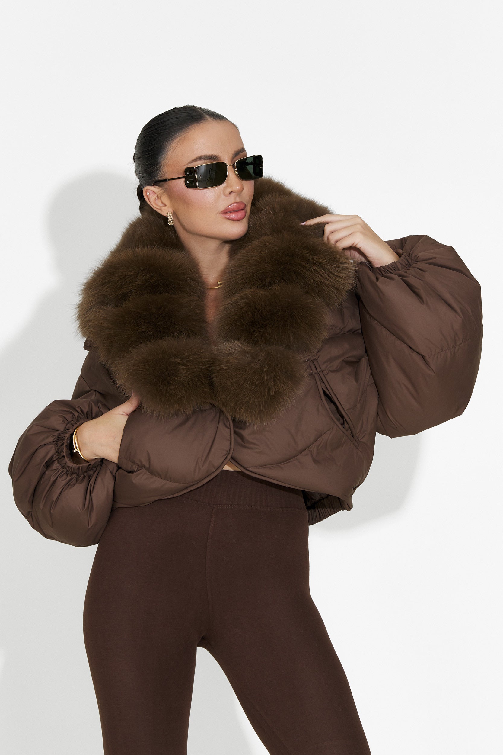 Geaca dama maro Selvoria Bogas