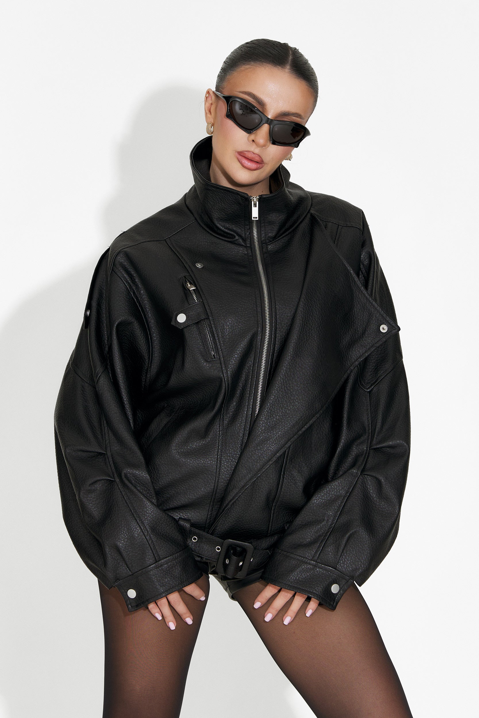 Geaca dama neagra Softina Bogas