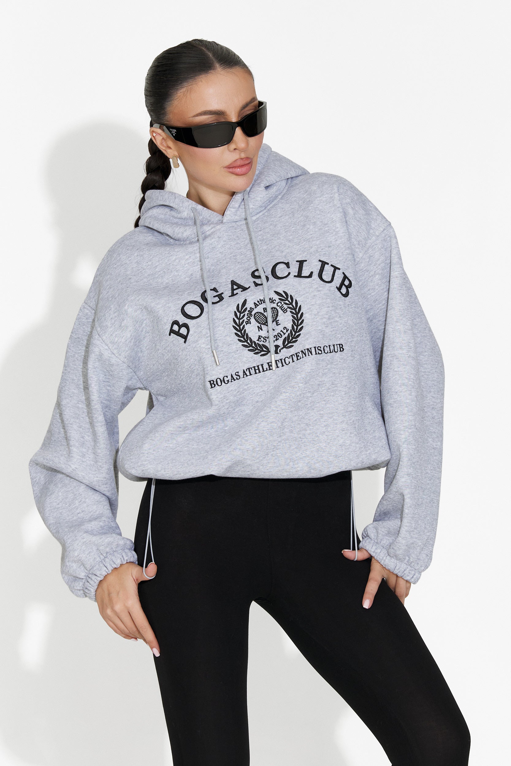 Hanorac dama casual gri Rinalis Bogas