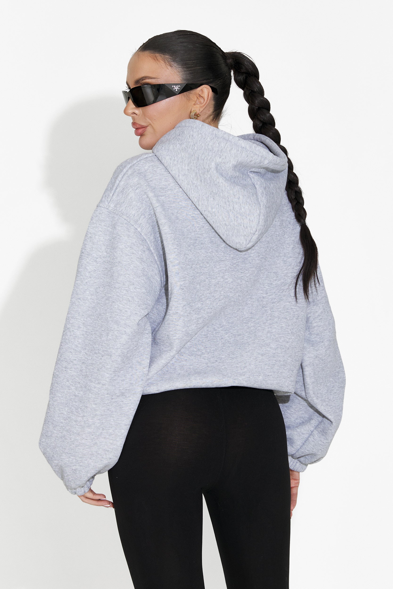 Hanorac dama casual gri Rinalis Bogas