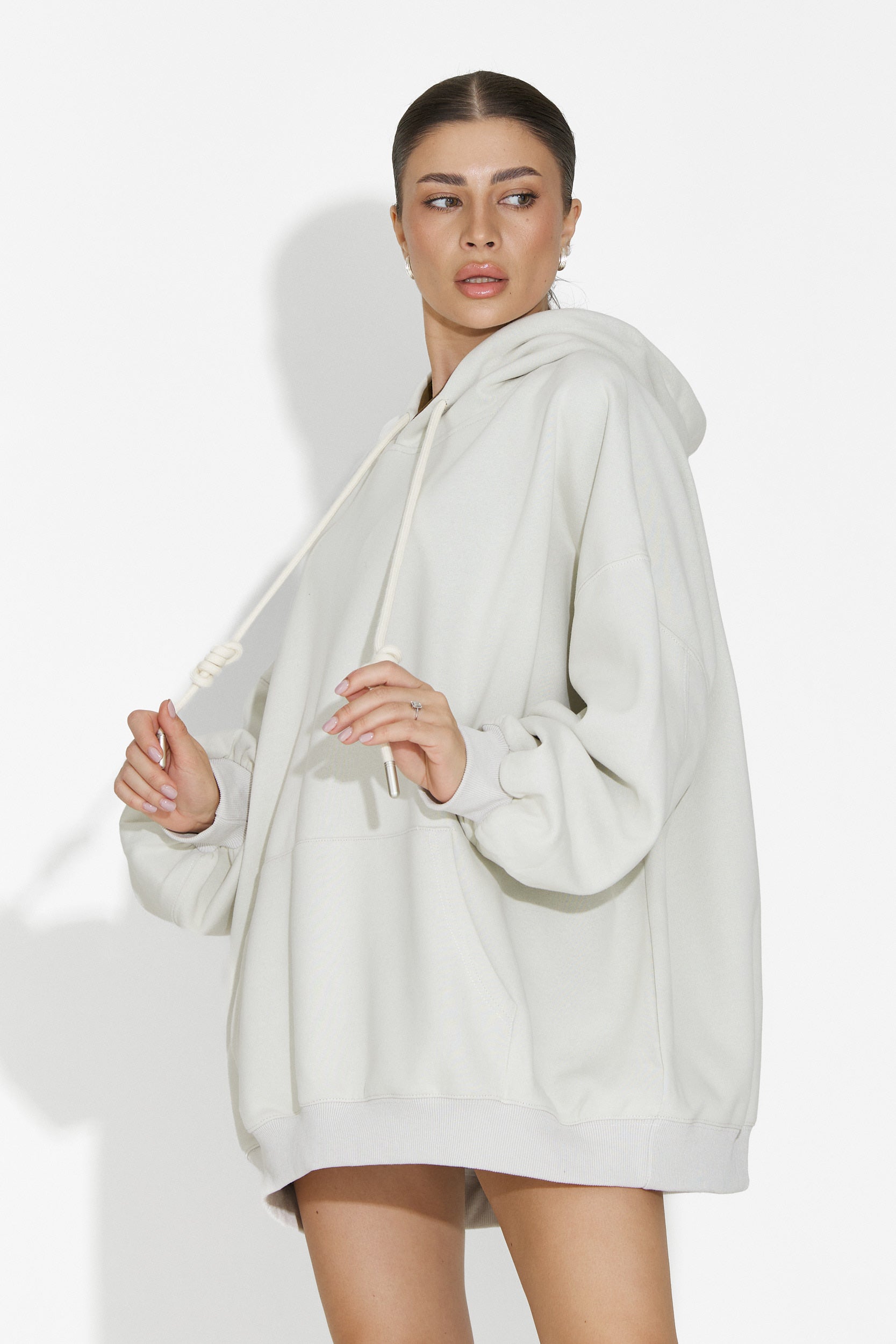 Hanorac dama casual kaki Noblesa Bogas