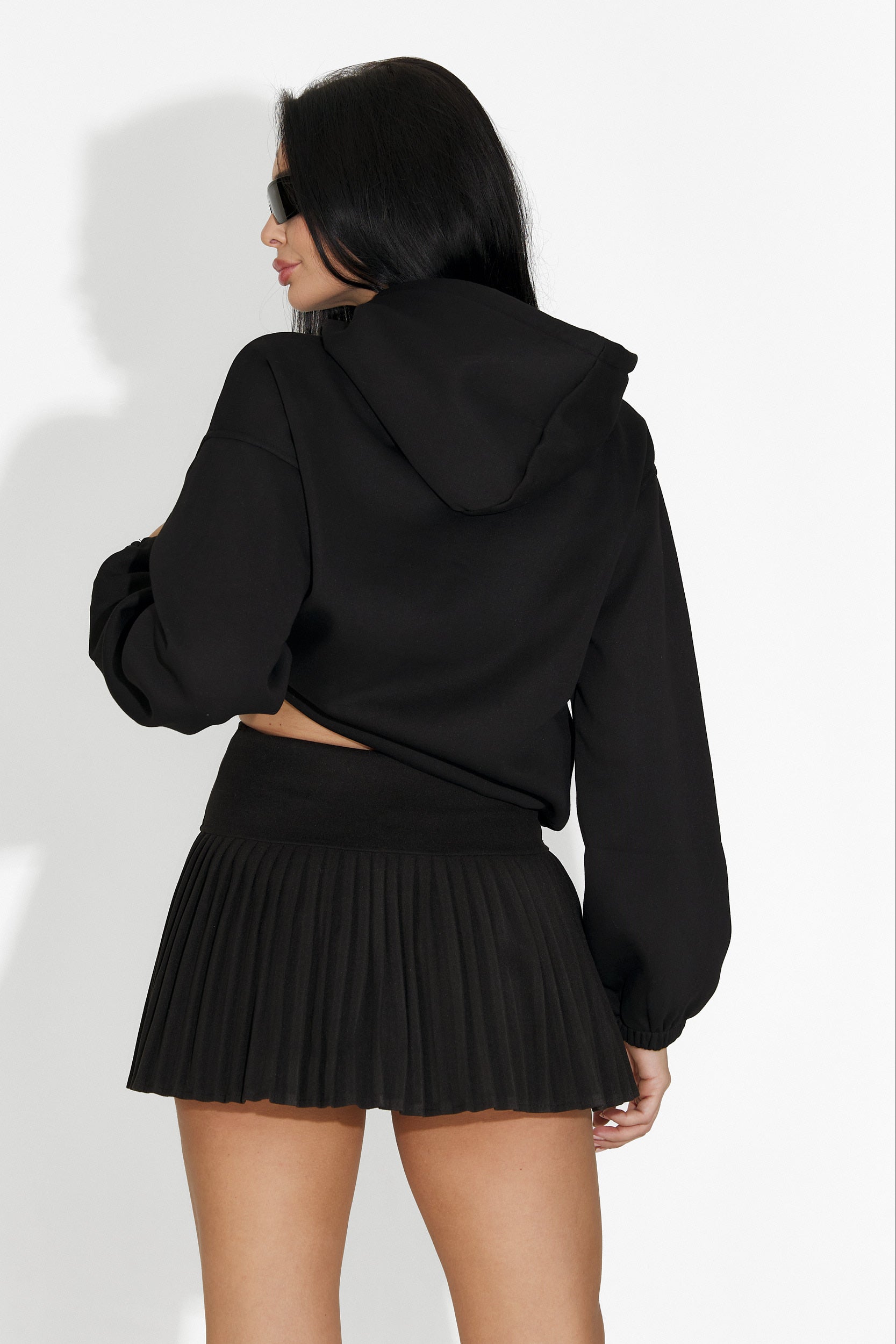 Hanorac dama casual negru Rinalis Bogas