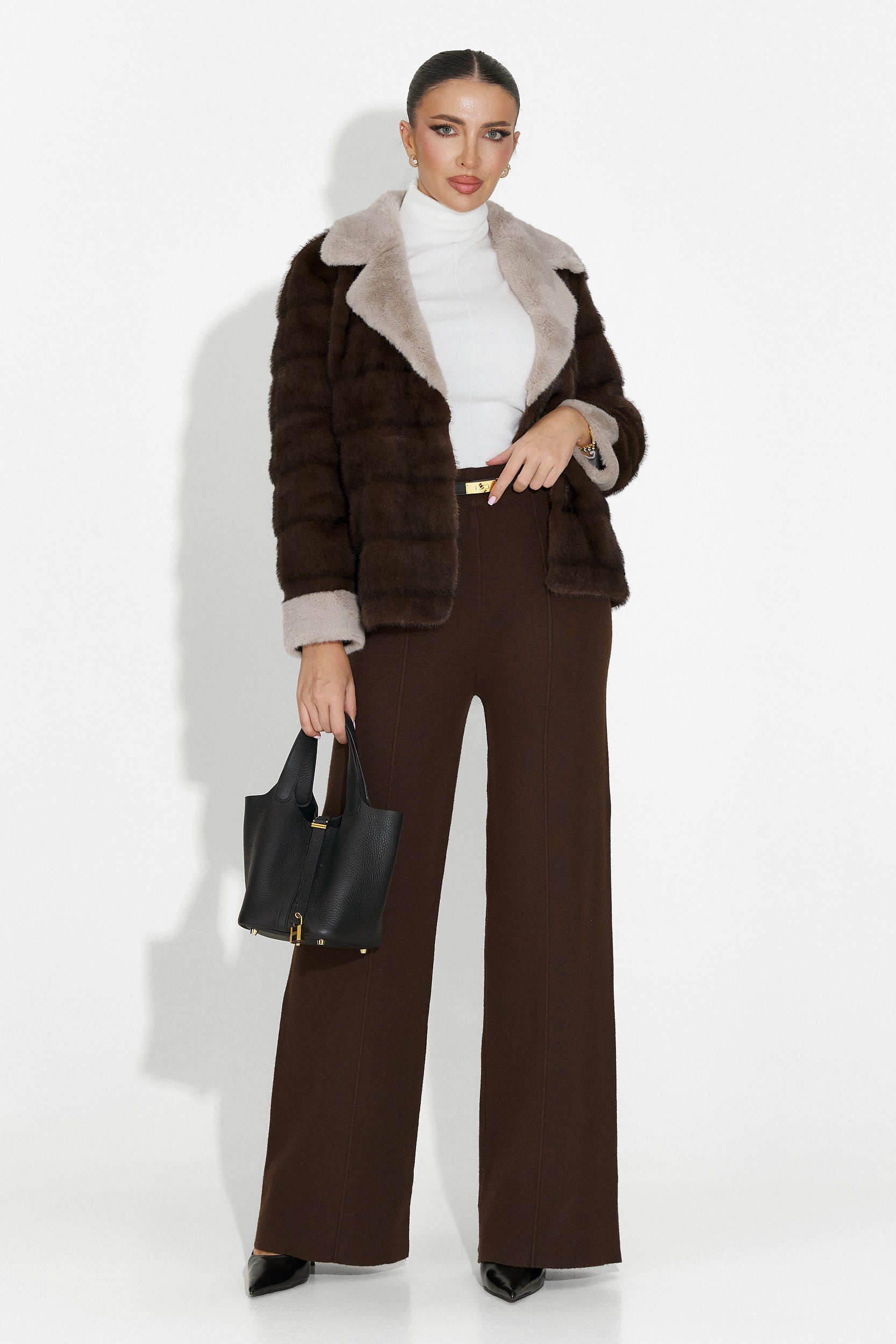 Helanca dama casual alba Invera Bogas