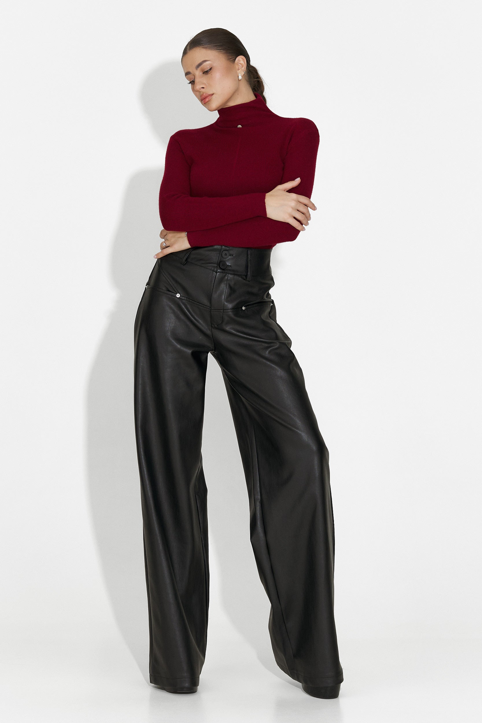 Helanca dama casual burgundy Invera Bogas