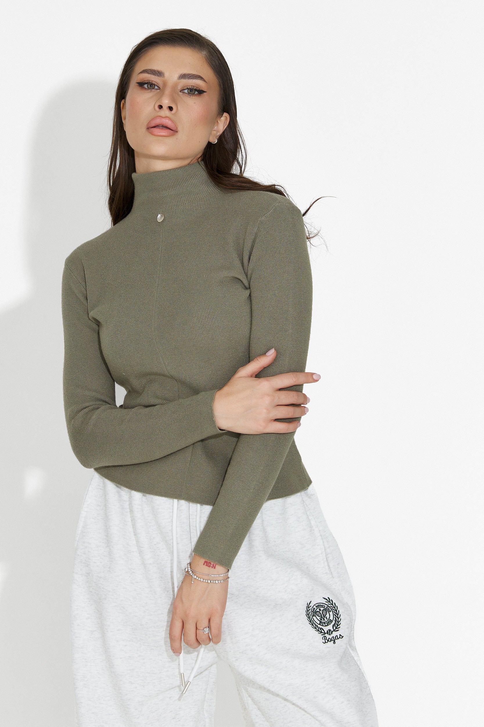 Helanca dama casual Kaki Invera Bogas