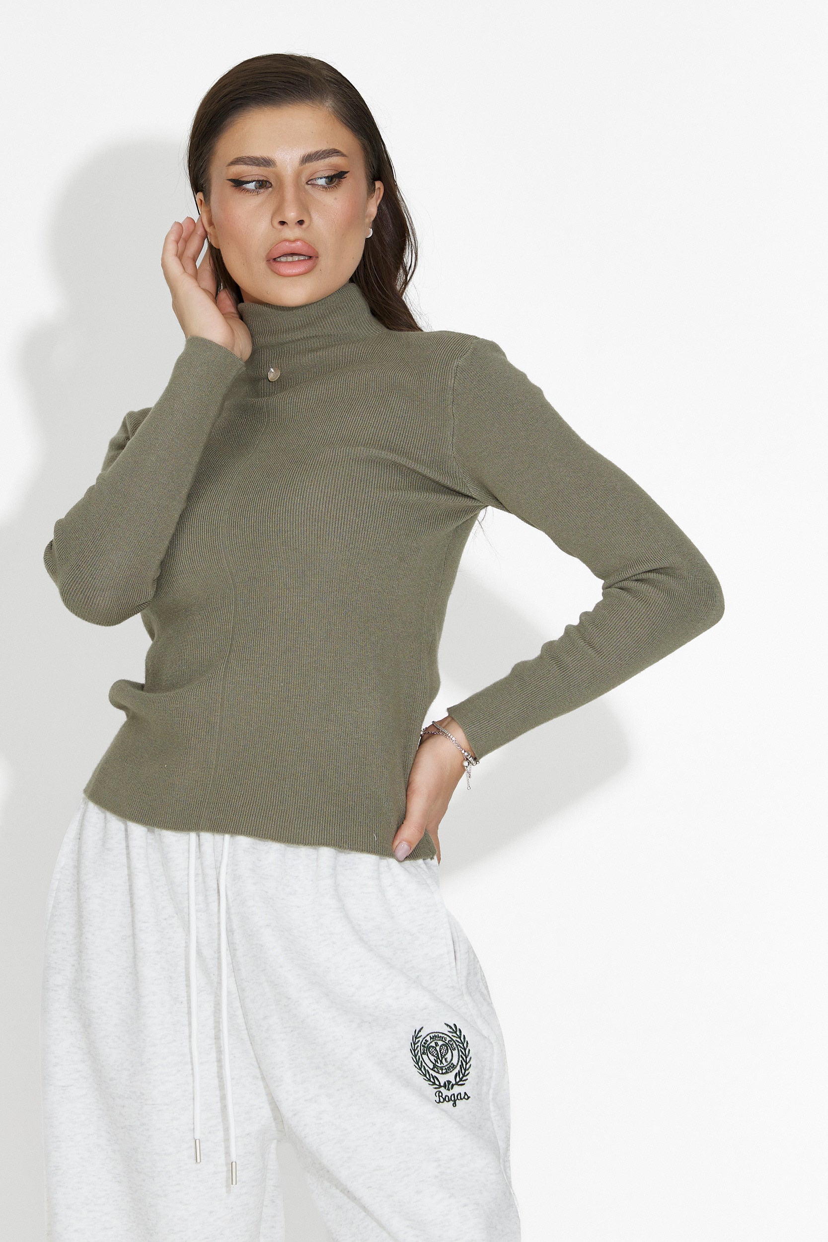 Helanca dama casual Kaki Invera Bogas