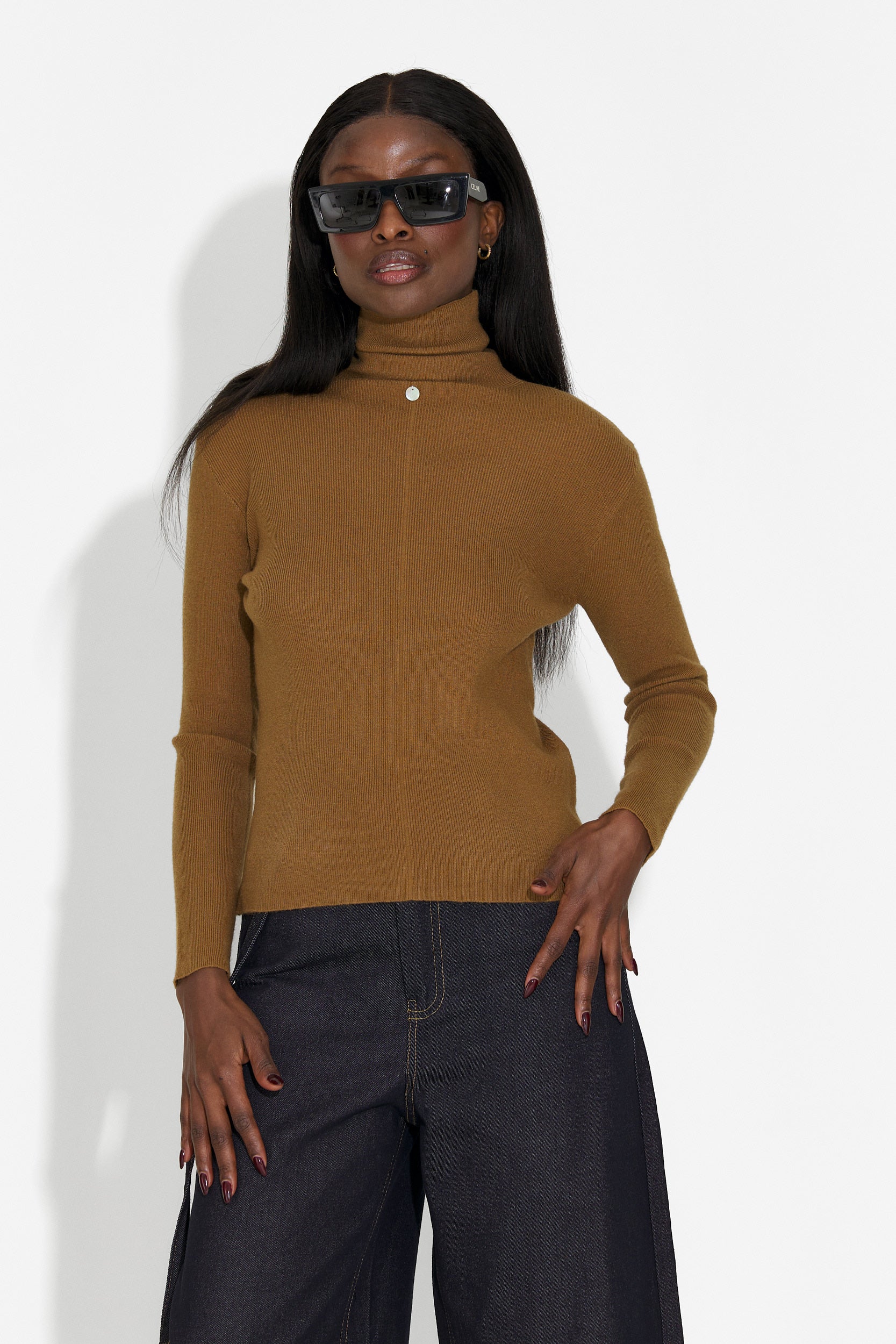 Helanca dama casual maro Invera Bogas