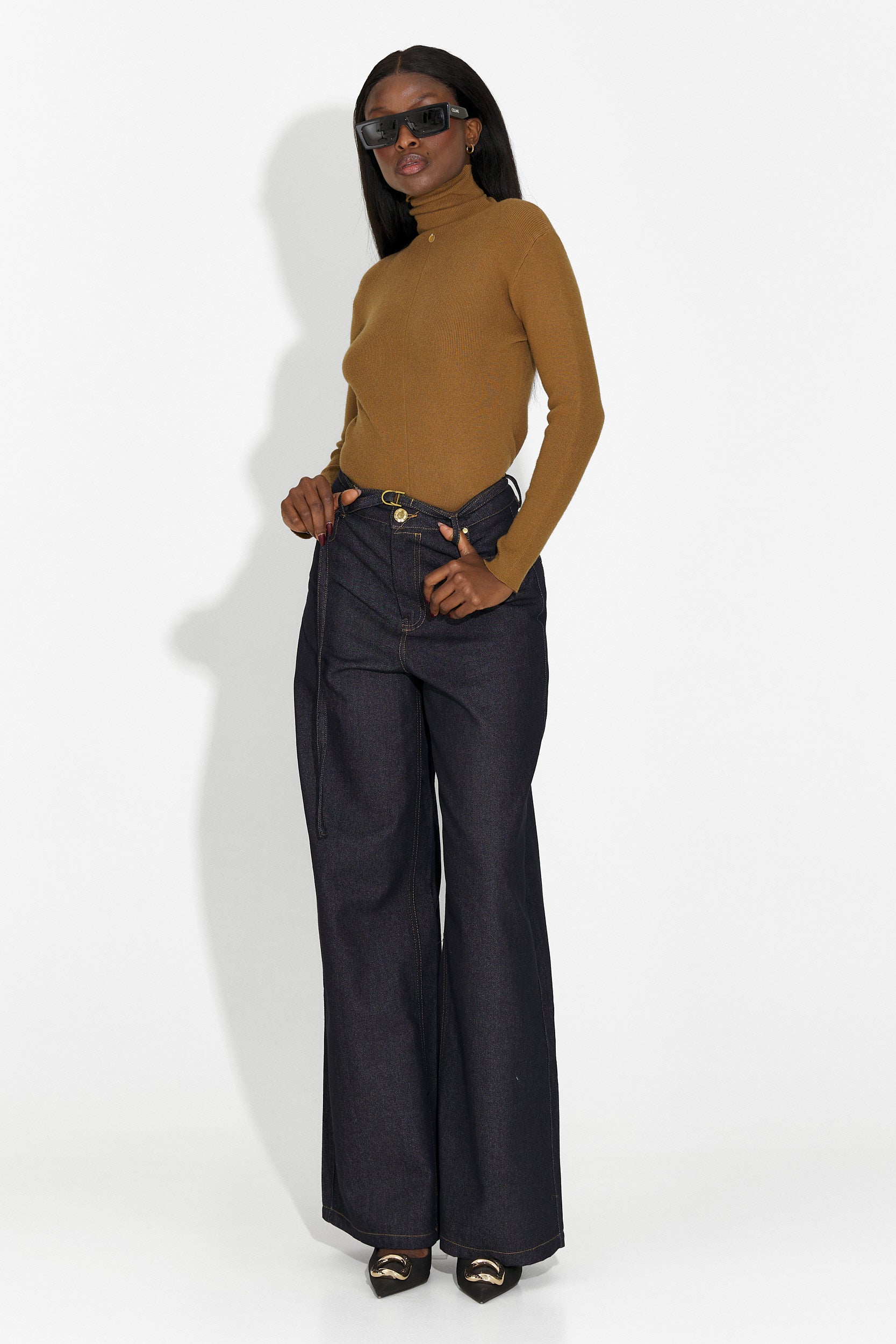 Helanca dama casual maro Invera Bogas