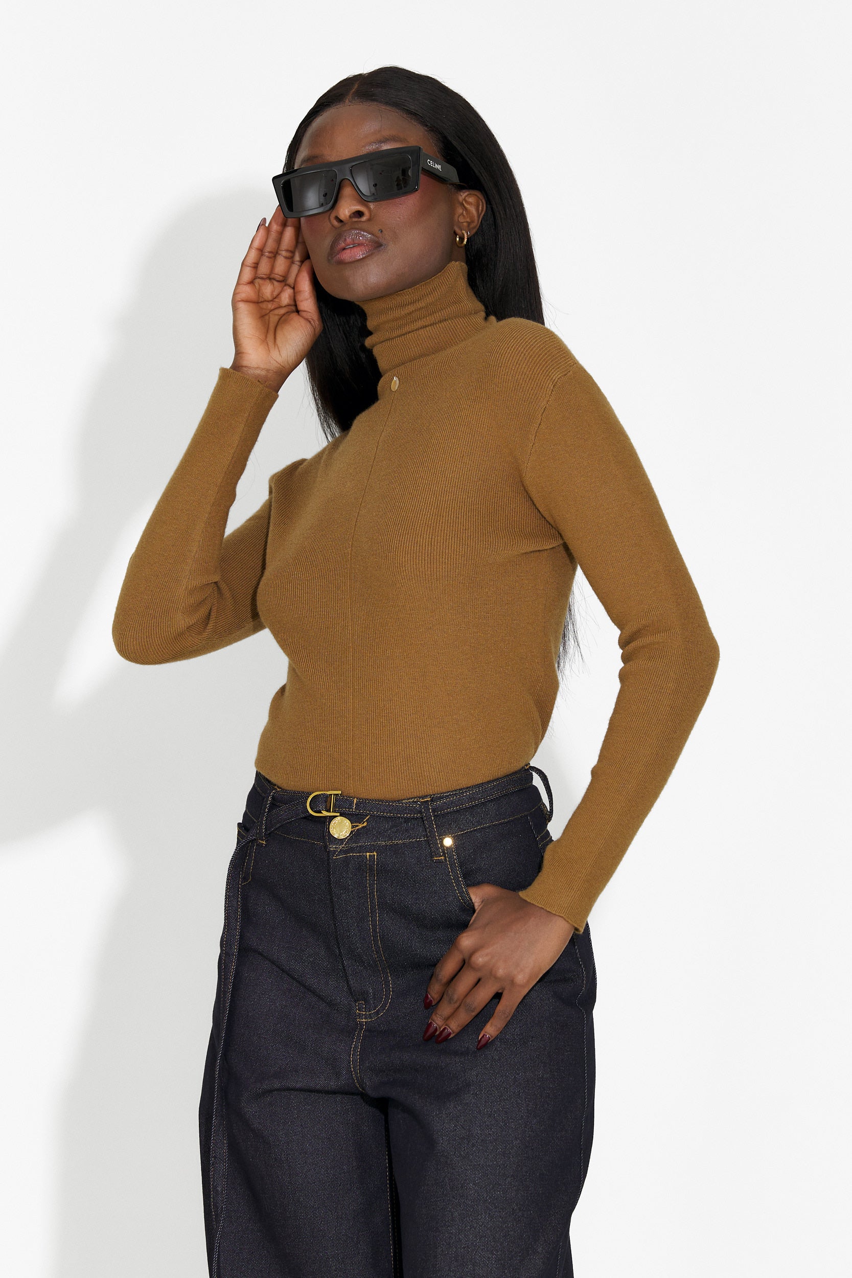 Helanca dama casual maro Invera Bogas