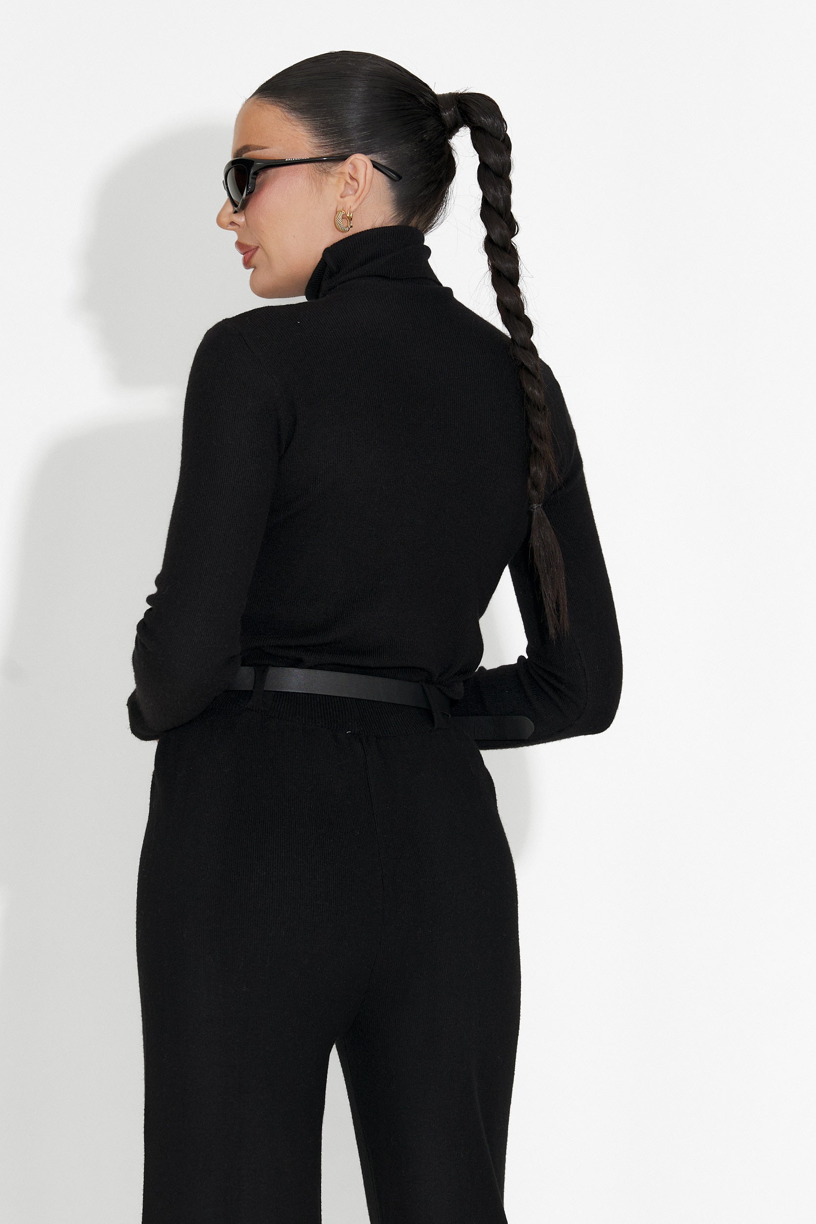 Helanca dama casual neagra Invera Bogas