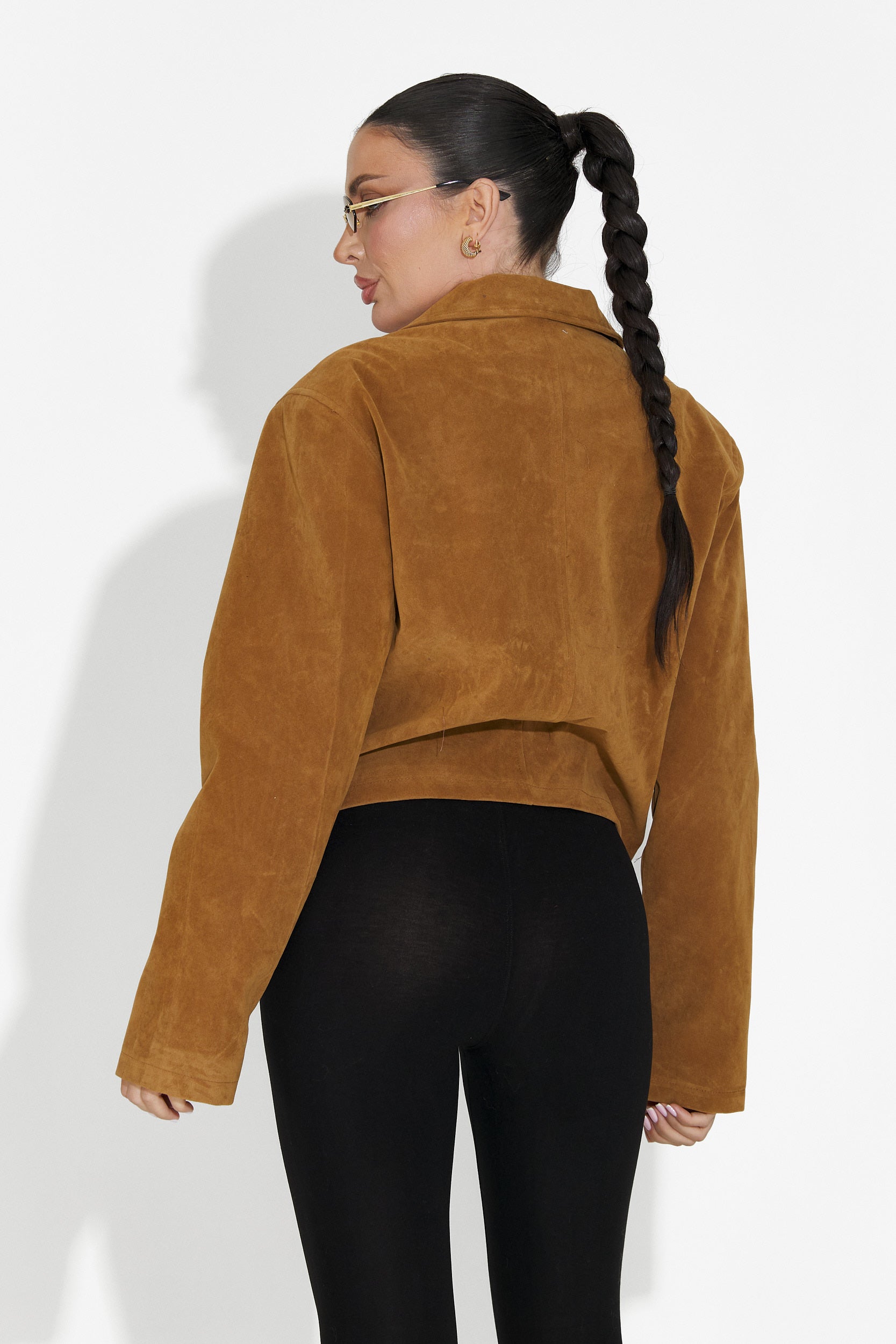 Jacheta dama casual maro Marivora Bogas