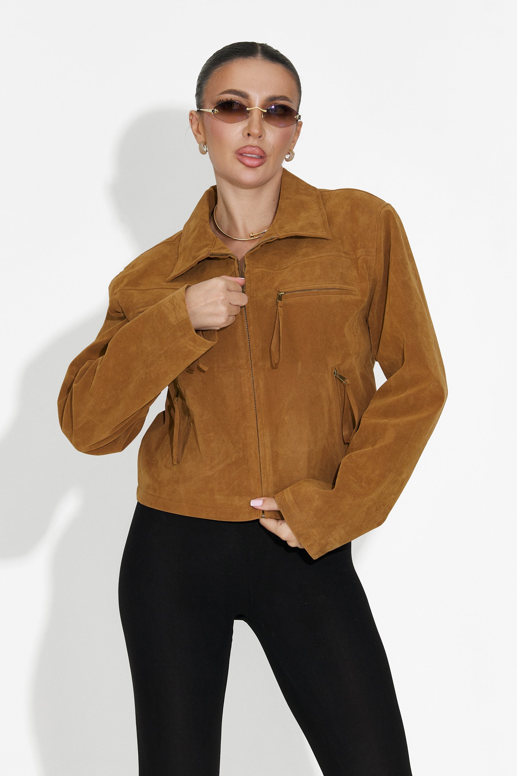 Jacheta dama casual maro Marivora Bogas