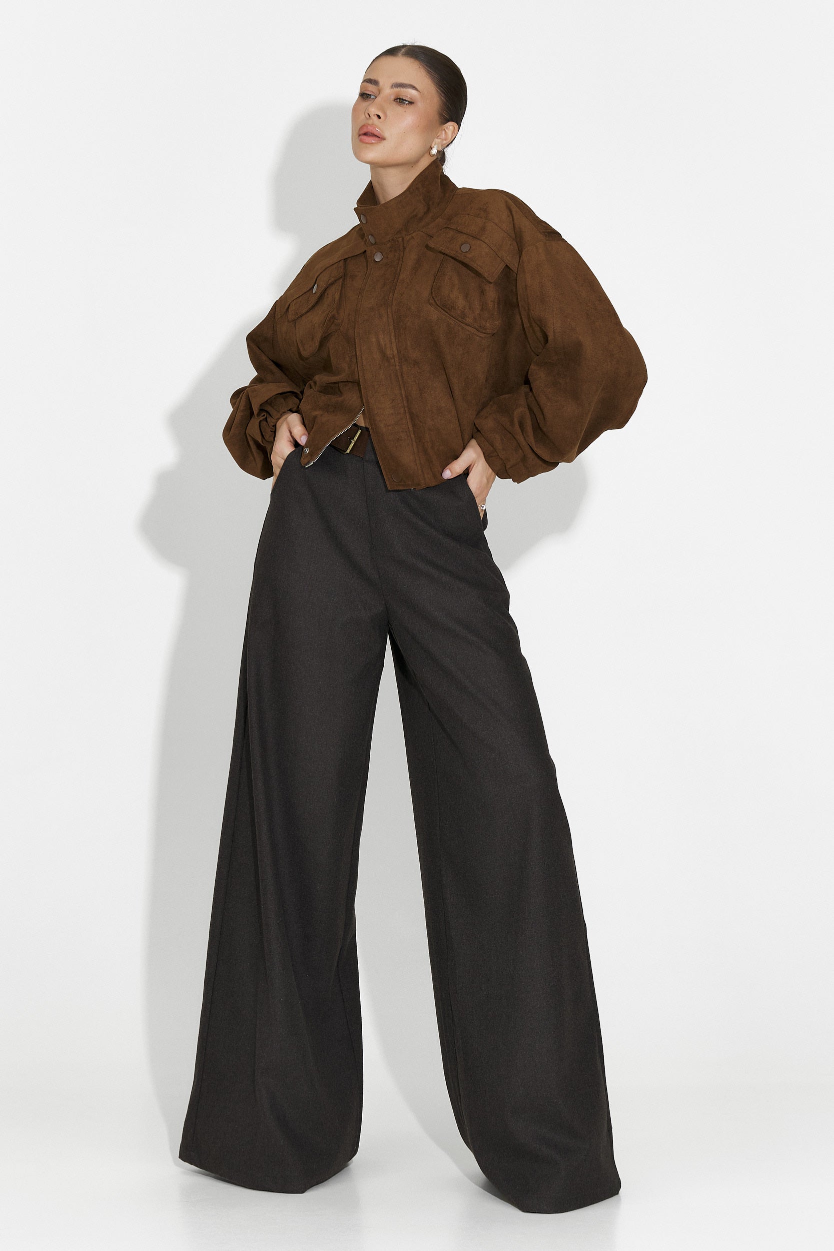 Jacheta dama casual maro Trinidad Bogas