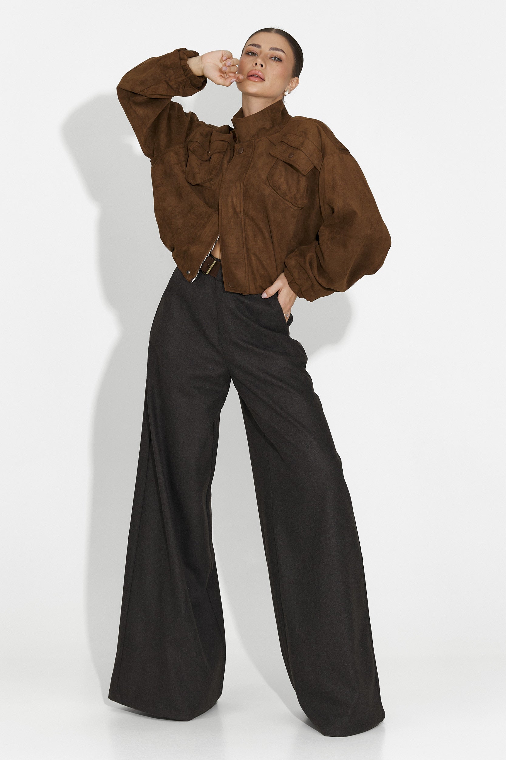 Jacheta dama casual maro Trinidad Bogas