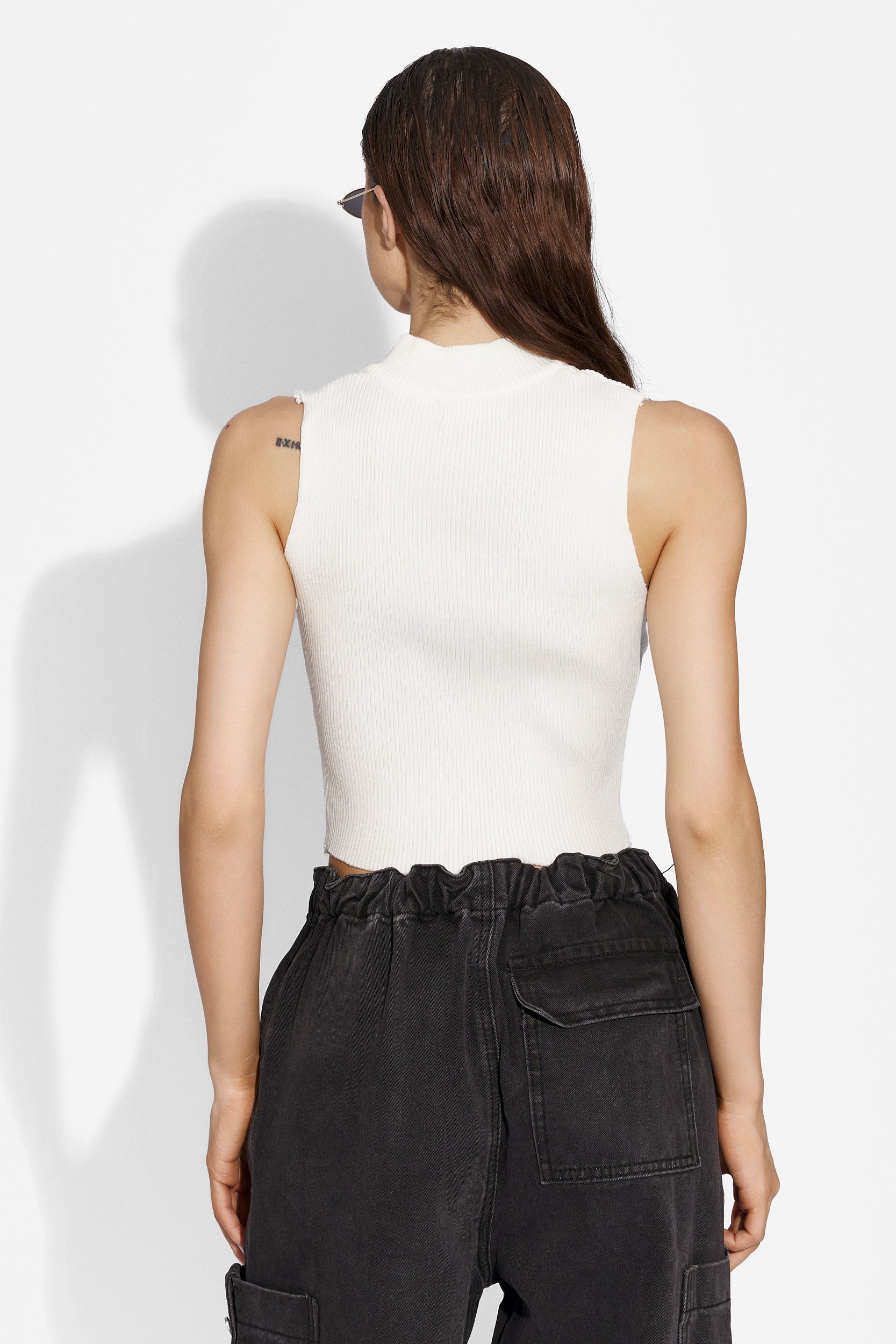 Maiou dama casual alb Bryona Bogas