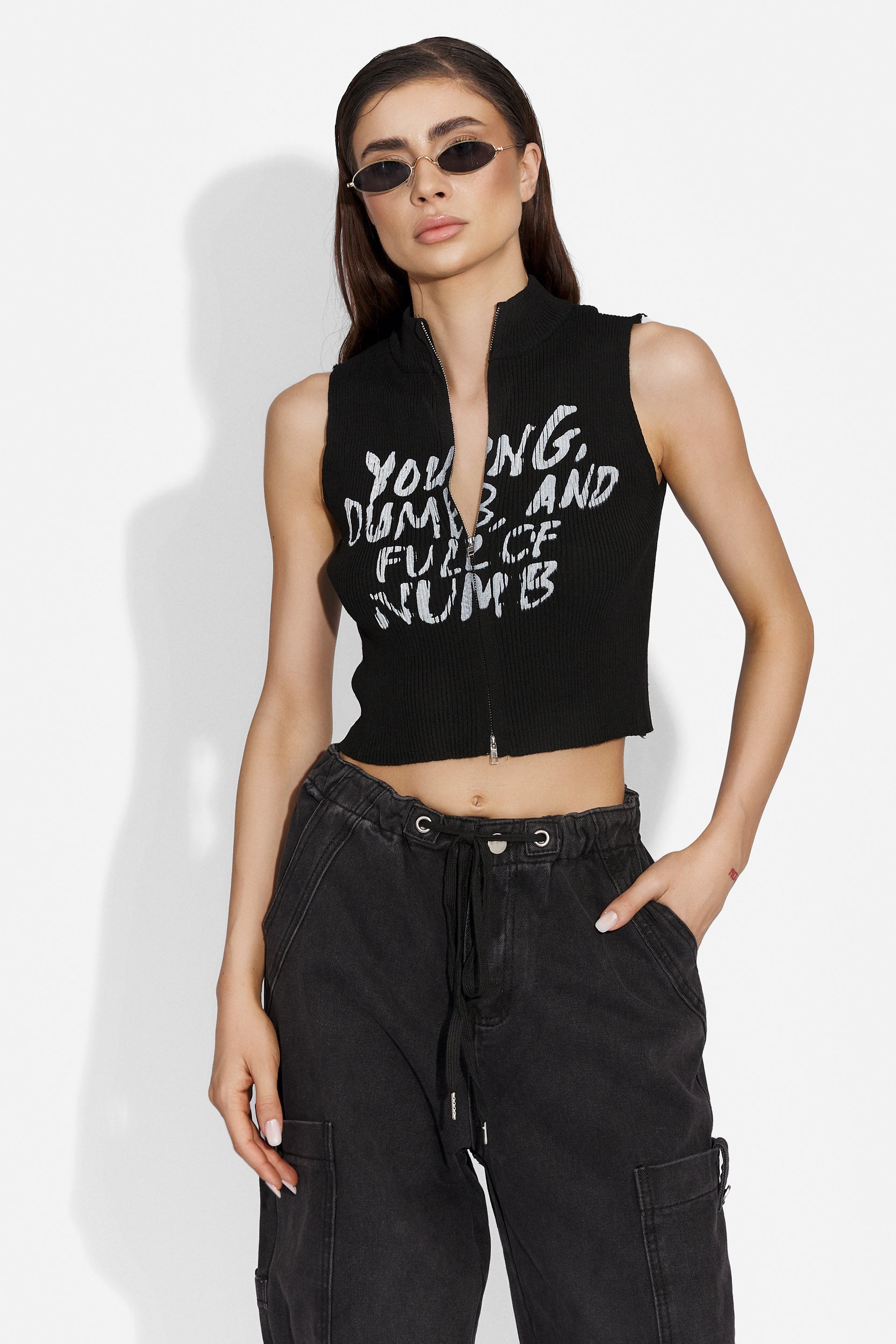 Maiou dama casual negru Bryona Bogas