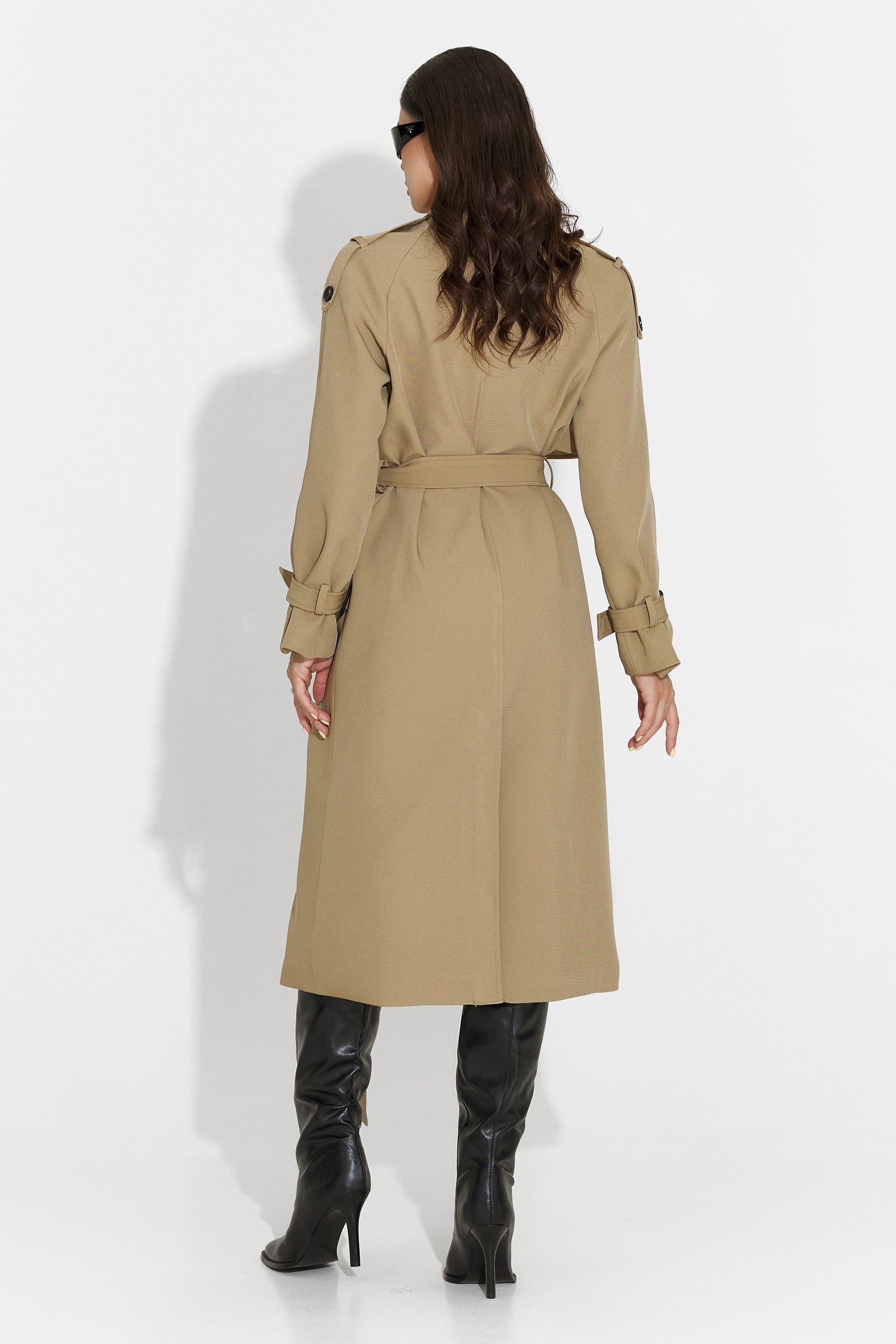 Palton dama lung maro Misena Bogas