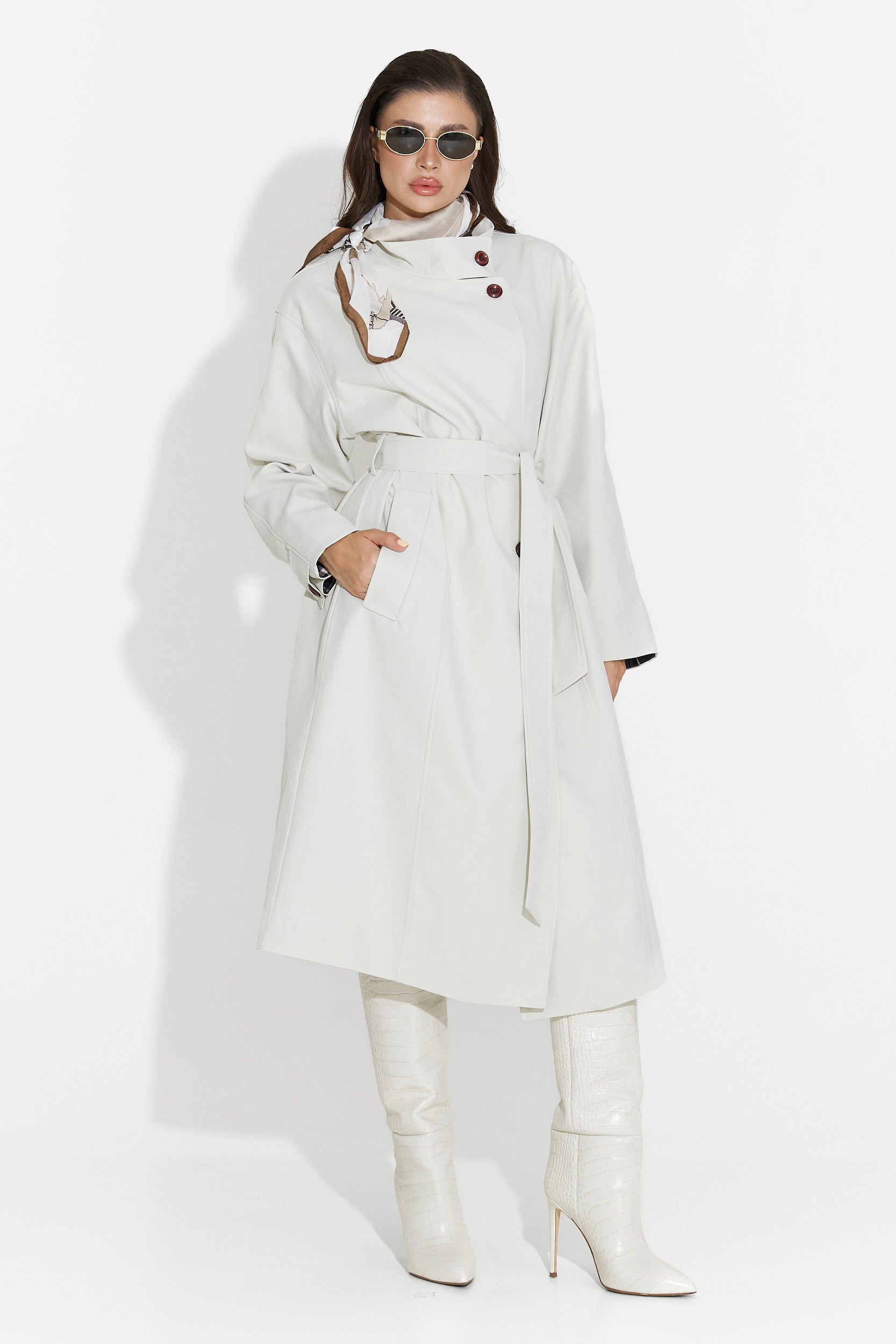 Palton dama mediu grej Dakisa Bogas