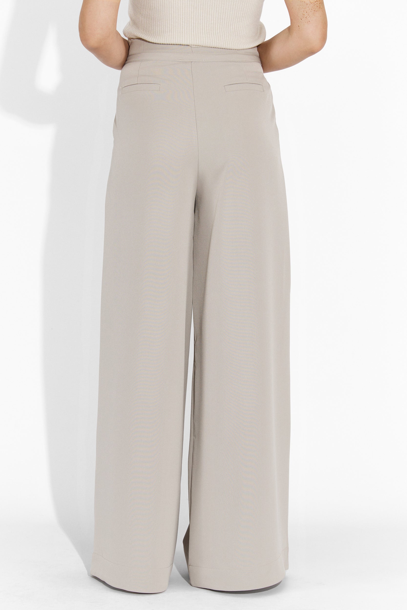 Pantaloni dama casual gri Eusebiu Bogas