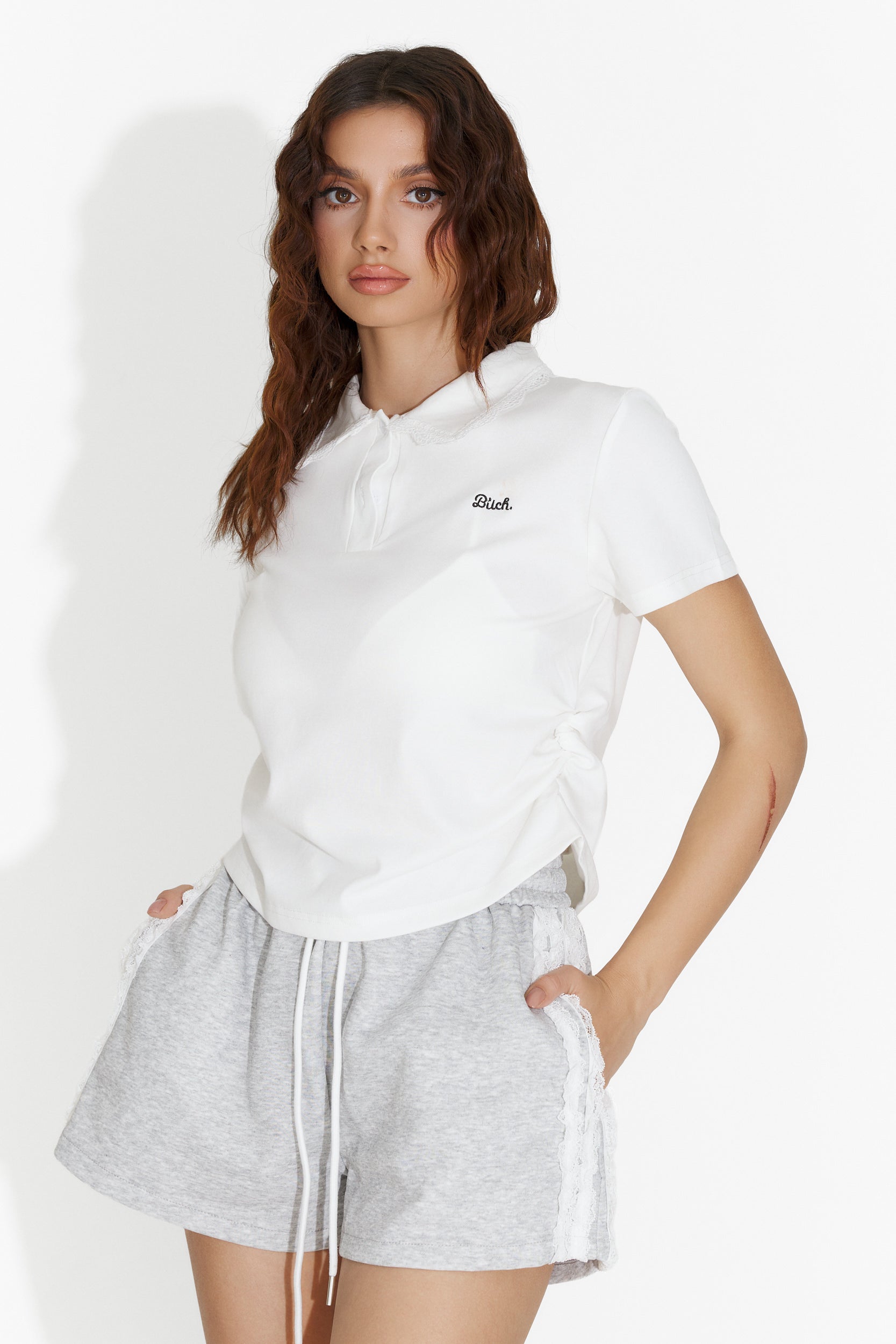 Pantaloni dama casual gri Reuben Bogas