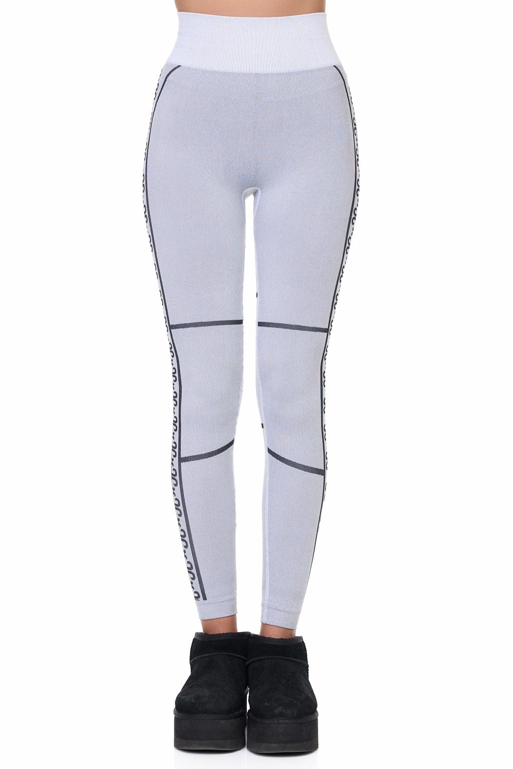 Pantaloni dama casual gri Seamless Bogas