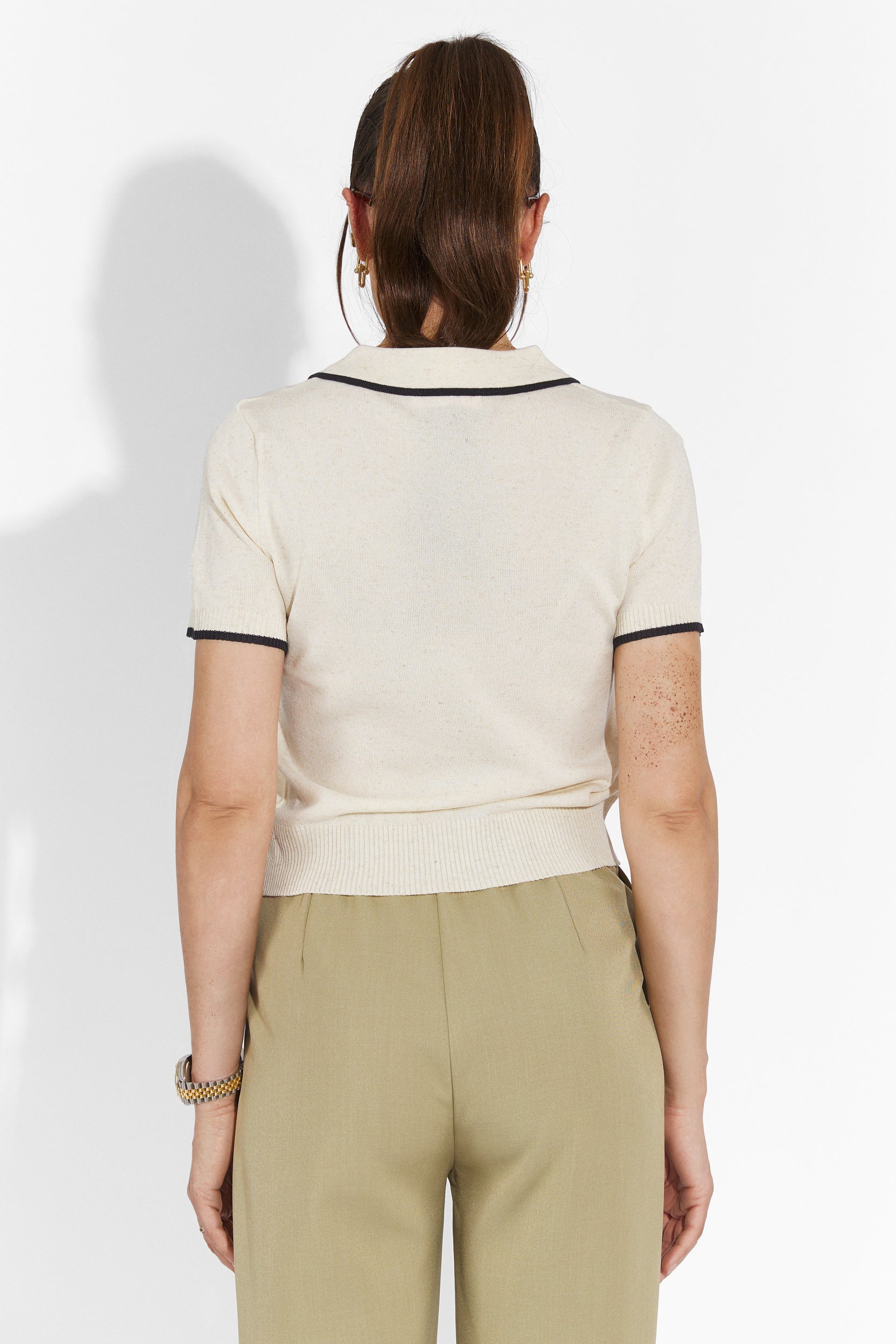 Pantaloni dama casual kaki Alvaro Bogas