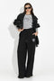 Pantaloni dama casual negri Novirene Bogas