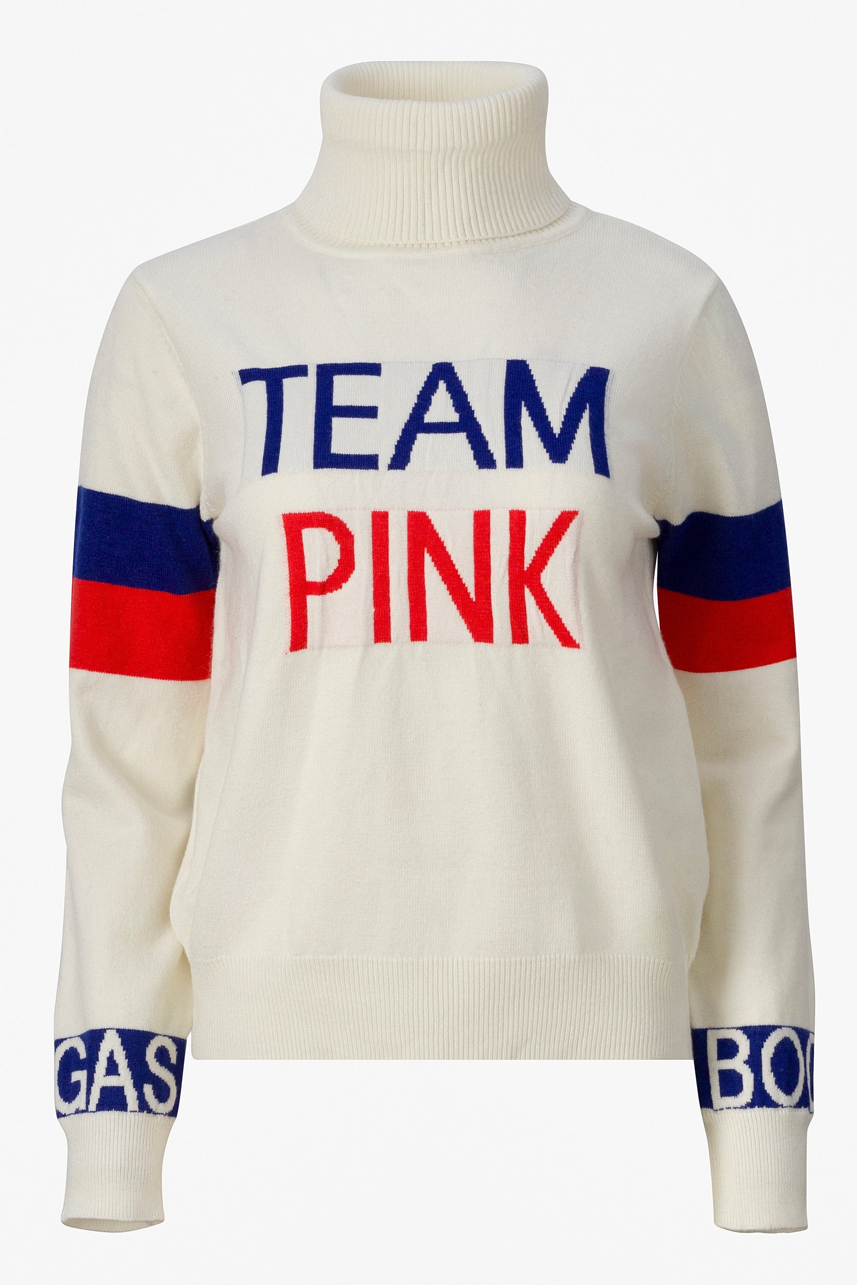 Pulover dama casual alb Geana Bogas