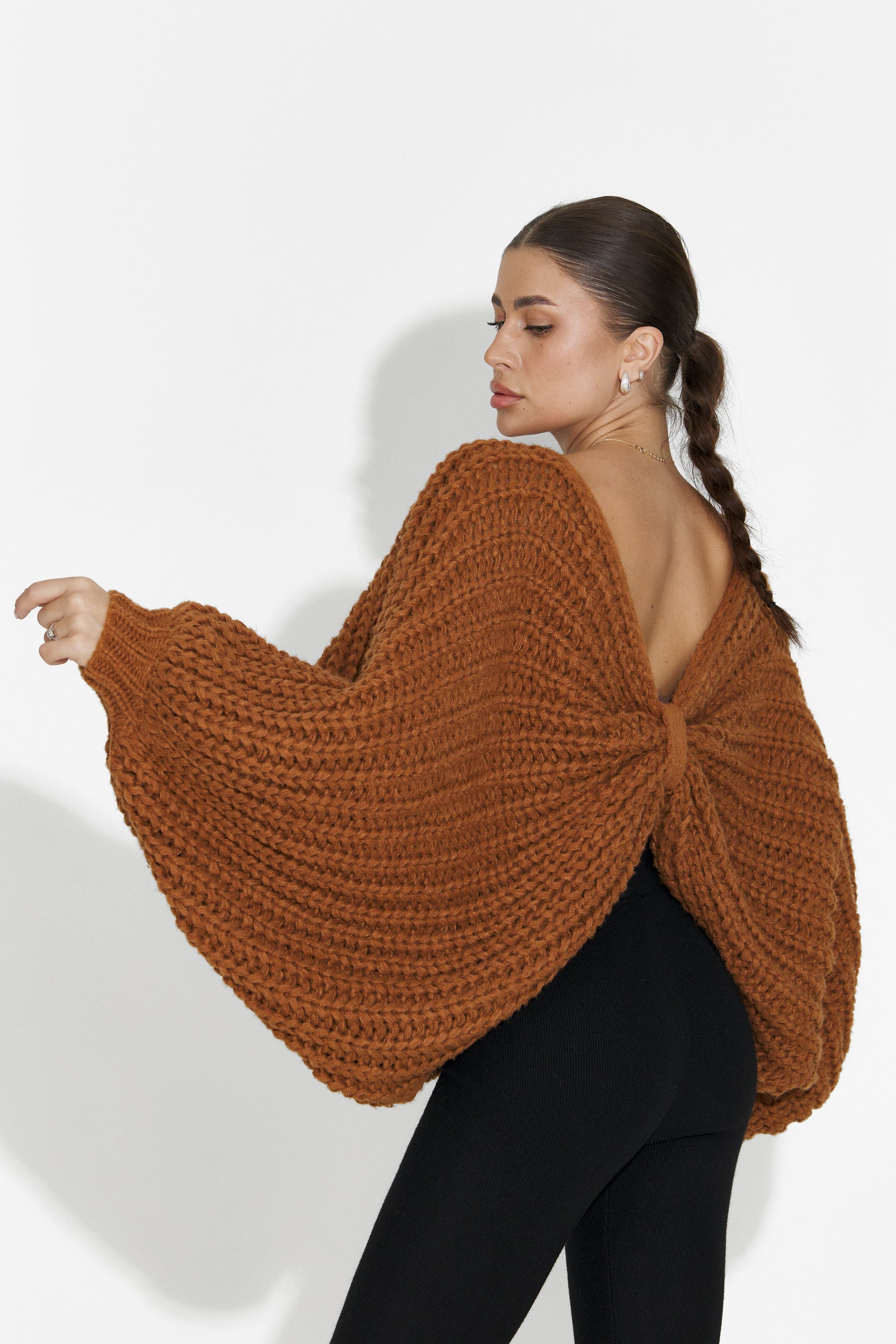 Pulover dama casual maro Raviana Bogas