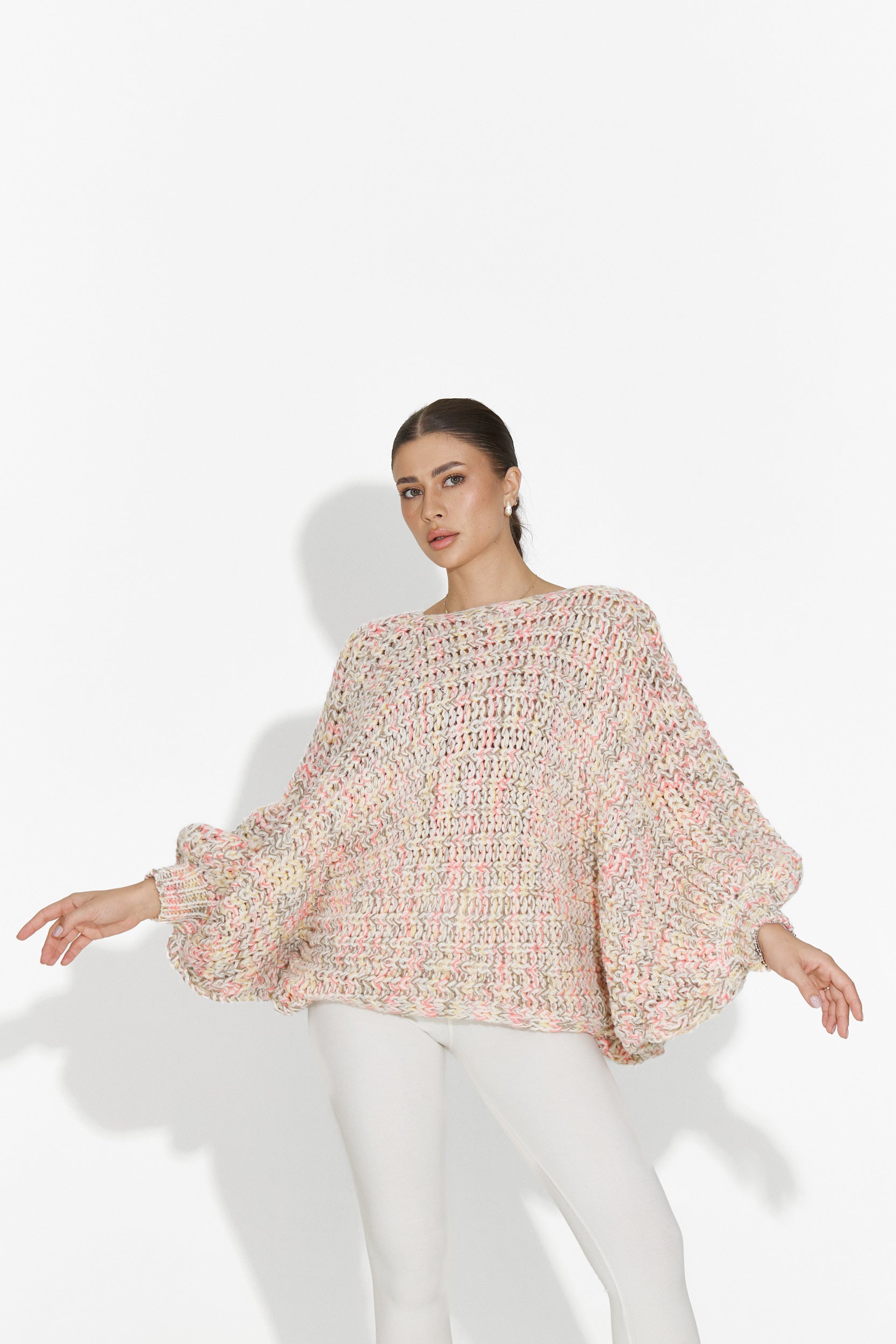 Pulover dama casual roz Miralis Bogas