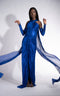 Rochie dama lunga albastru Karlyana Bogas