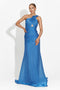 Rochie dama lunga bleu Brandie Bogas