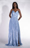 Rochie dama lunga bleu Edyna Bogas