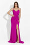 Rochie dama lunga fucsia Kristeny Bogas