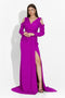 Rochie dama lunga lila Elsiana Bogas