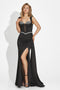 Rochie dama lunga neagra Sharyana Bogas