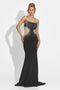 Rochie dama lunga neagra Zovina Bogas