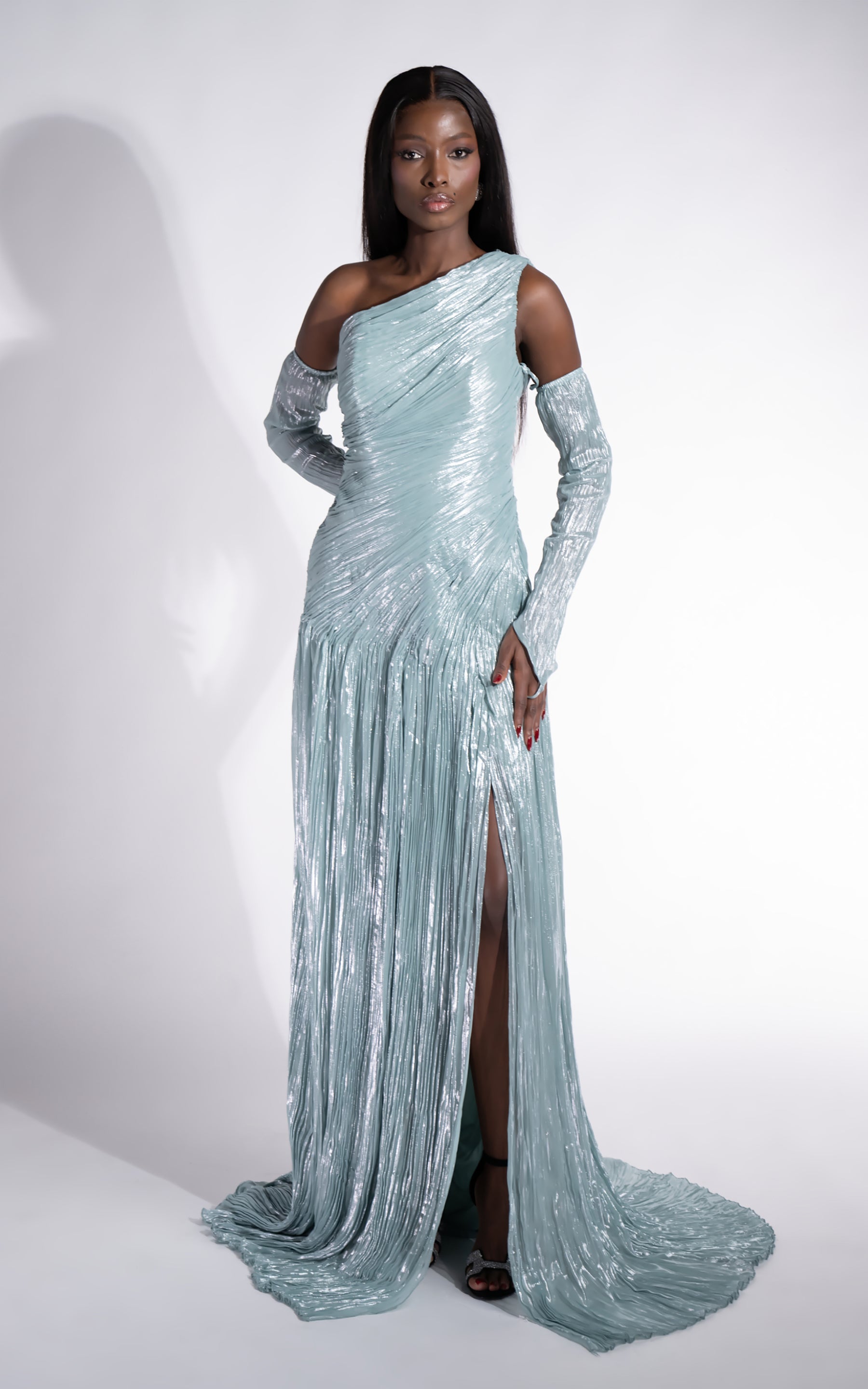 Rochie dama lunga turcoaz Penye Bogas