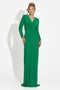 Rochie dama lunga verde Ensa Bogas