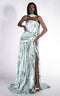 Rochie dama lunga verde Layne Bogas