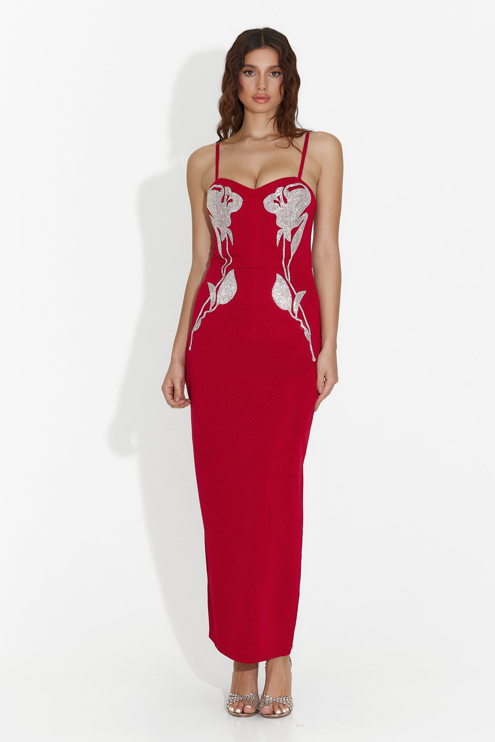 Rochie dama medie rosie Helena Bogas