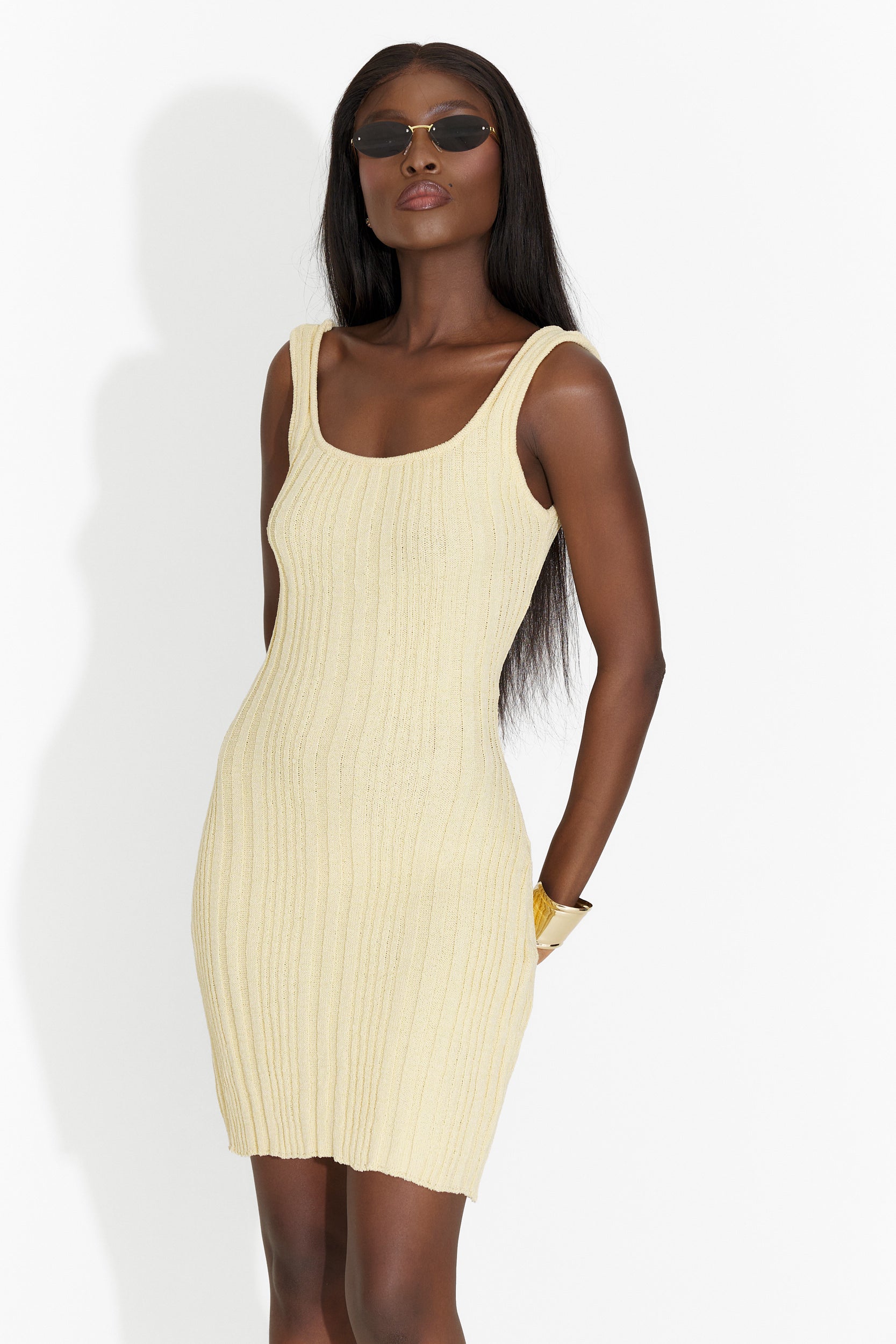 Rochie dama scurta galbena Splosh Bogas