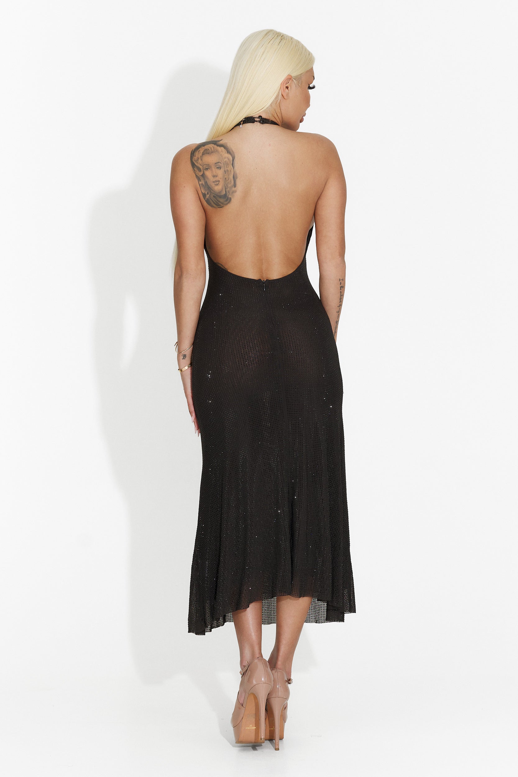 Rochie dama scurta neagra Abras Bogas