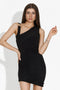 Rochie dama scurta neagra Fermina Bogas