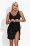 Rochie dama scurta neagra Mylana Bogas