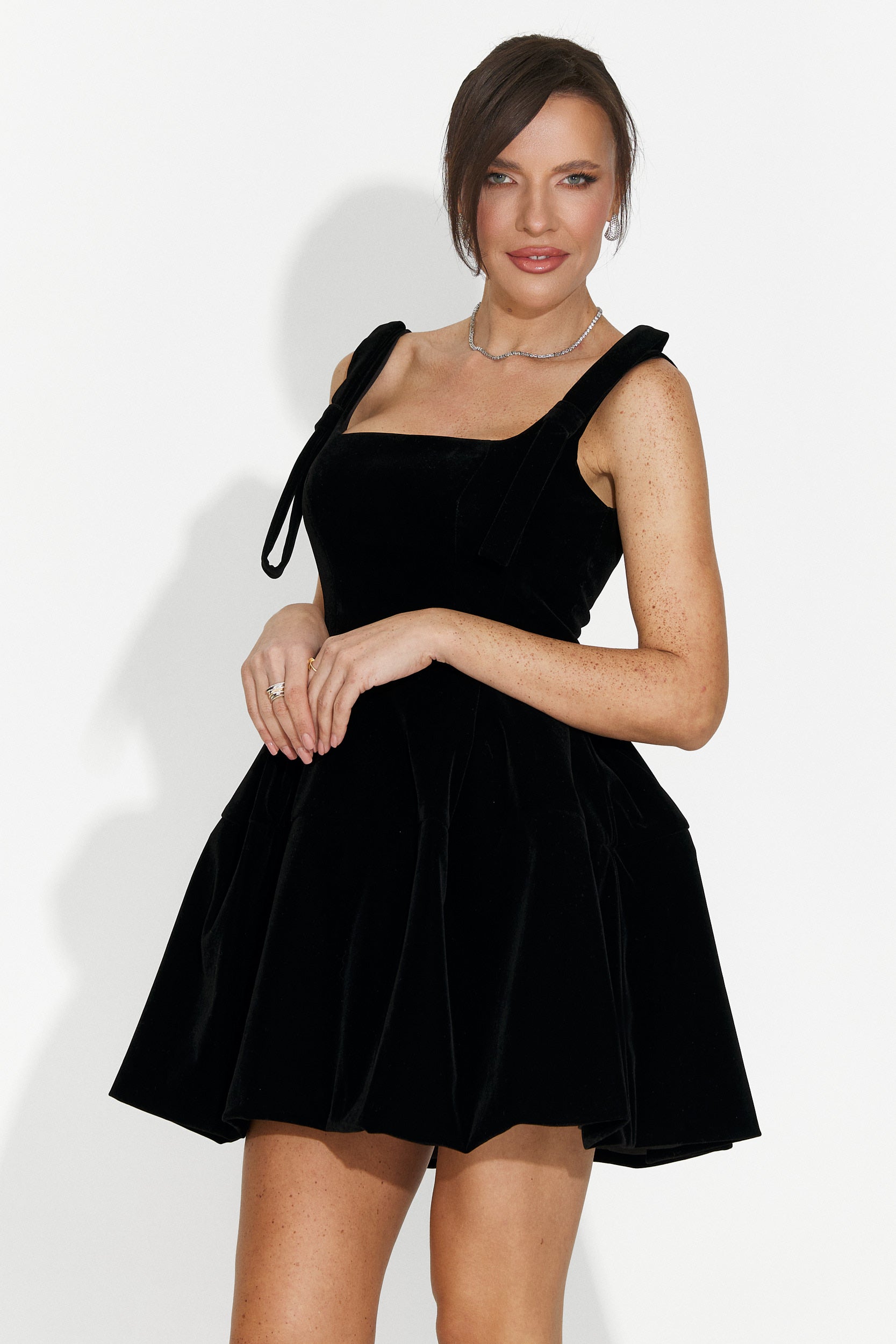 Rochie dama scurta neagra Narcisia Bogas