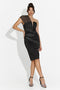 Rochie dama scurta neagra Natalya Bogas