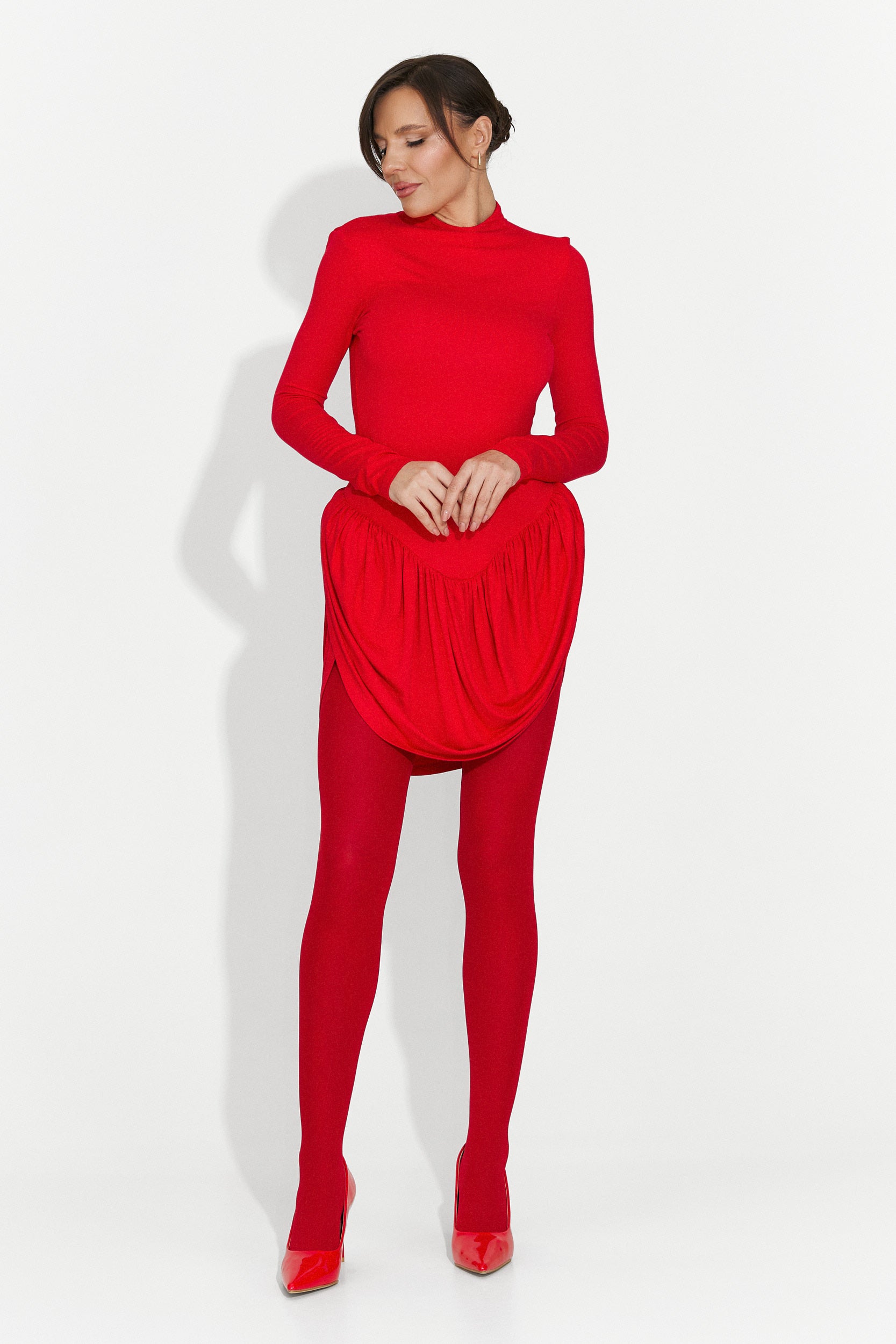 Rochie dama scurta rosie Valese Bogas